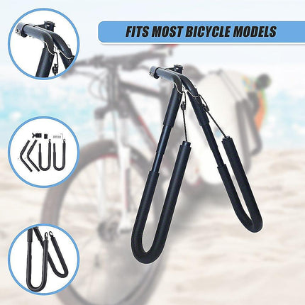 Adjustable Surfboard Skimboard Bicycle Rack Carrier.