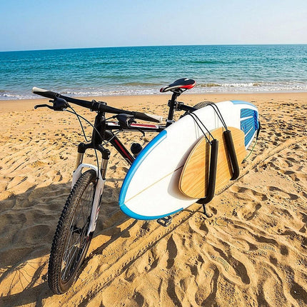 Adjustable Surfboard Skimboard Bicycle Rack Carrier.