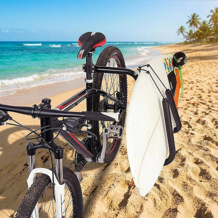 Adjustable Surfboard Skimboard Bicycle Rack Carrier.