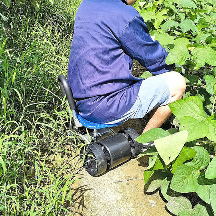 Gardening Seat Portable Height Adjustable Folding Stool Kneeling Pad.