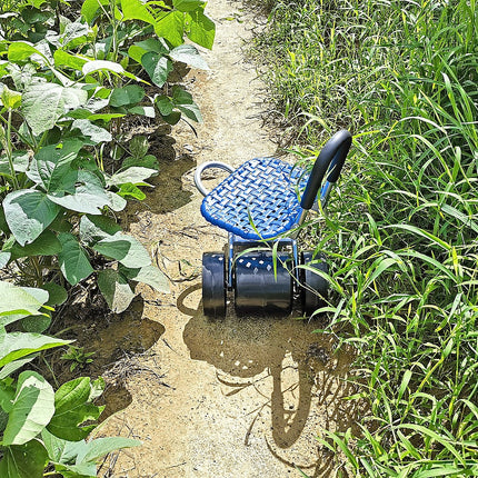 Gardening Seat Portable Height Adjustable Folding Stool Kneeling Pad.