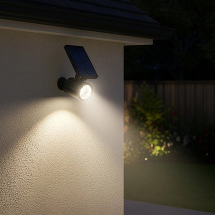 Solar LED Spotlight Motion Activated Security Light.