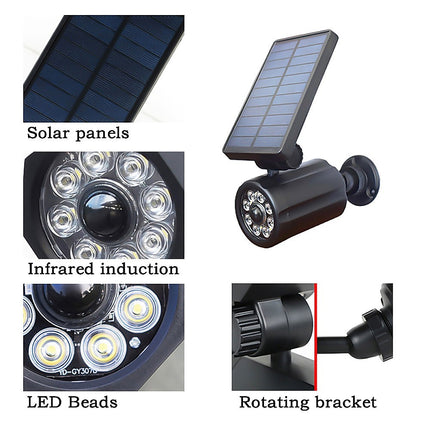 Solar LED Spotlight Motion Activated Security Light.