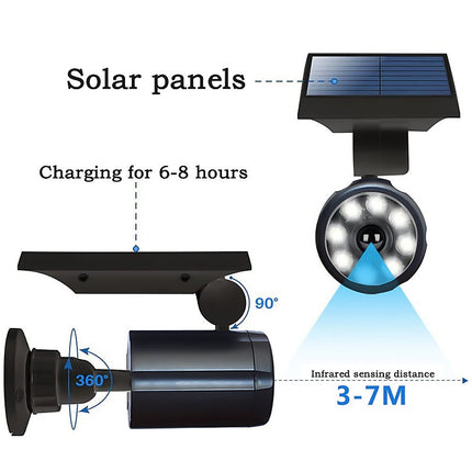 Solar LED Spotlight Motion Activated Security Light.
