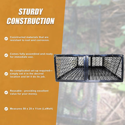 Humane Snake Trap Remove Small to Medium Snakes 2 Doors.