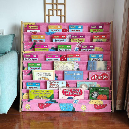 Children's Bookshelf Bookcase Magazine Rack Home Storage.
