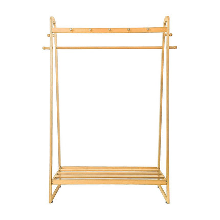 Wood 160x100cm Clothes Rack Slim Stylish Space Saving.