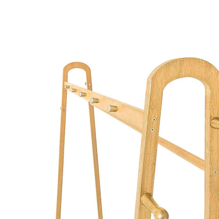 Wood 160x100cm Clothes Rack Slim Stylish Space Saving.