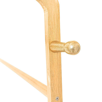 Wood 160x100cm Clothes Rack Slim Stylish Space Saving.