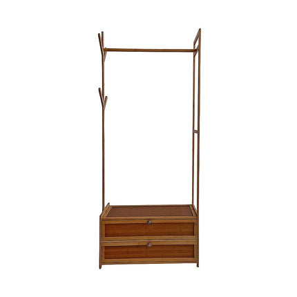 165x70cm Clothes Rack Stand Storage Shelves Modern Coat Tree.