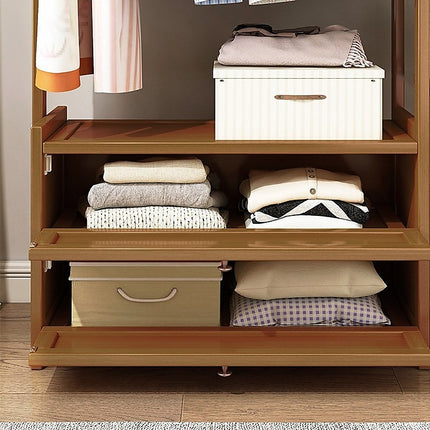 165x70cm Clothes Rack Stand Storage Shelves Modern Coat Tree.