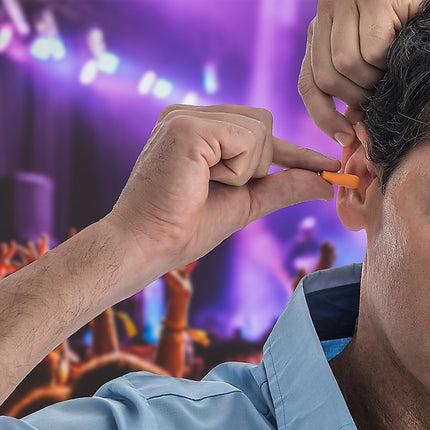 Foam Ear Plugs Disposable 200 Pairs Noise Cancelling Plane Sleep Snoring.
