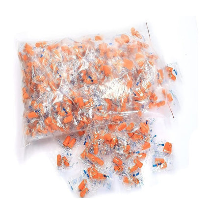 Foam Ear Plugs Disposable 200 Pairs Noise Cancelling Plane Sleep Snoring.