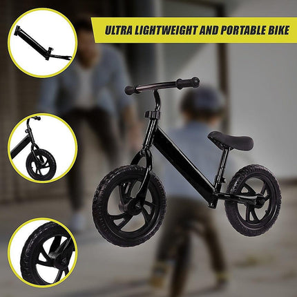 Kids Ride On Push Bike Balance Bicycle with Training Wheels for Toddlers.