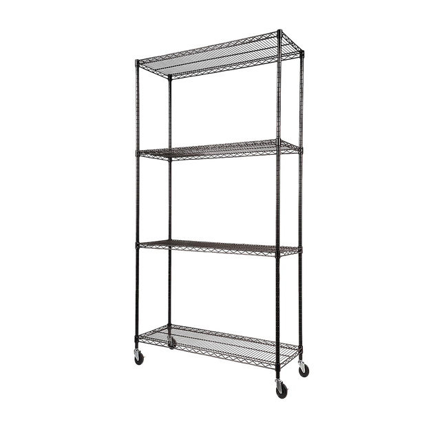 Modular Wire Storage Shelf 900 x 350 x 1800mm Steel Shelving.