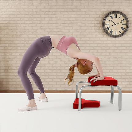 Invert Chair Yoga Workout Chair Headstand Stool Exercise Bench.