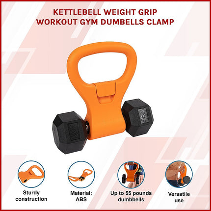 Kettlebell Weight Grip Workout Gym Dumbells Clamp.