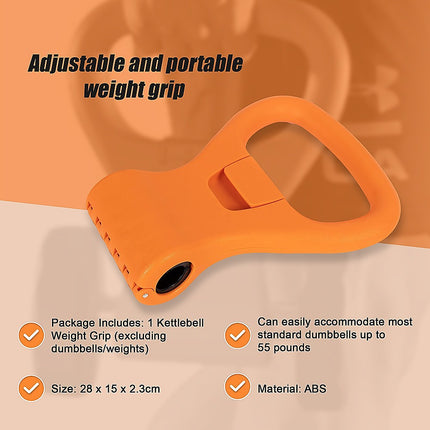 Kettlebell Weight Grip Workout Gym Dumbells Clamp.