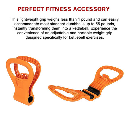 Kettlebell Weight Grip Workout Gym Dumbells Clamp.