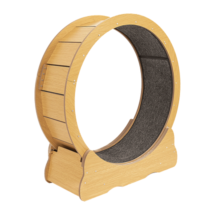 Cat Running Wheel w/ Carpet Runway Cat Exercise Wheel for Fitness Cat Treadmill.
