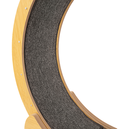 Cat Running Wheel w/ Carpet Runway Cat Exercise Wheel for Fitness Cat Treadmill.