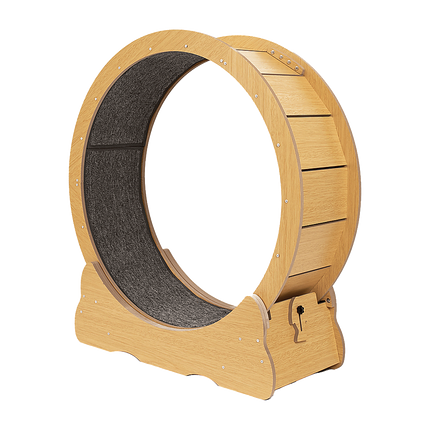 Cat Running Wheel w/ Carpet Runway Cat Exercise Wheel for Fitness Cat Treadmill.
