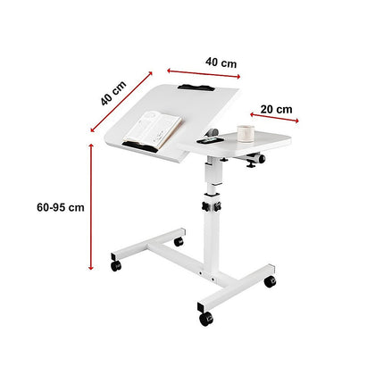 Laptop Desk Portable Mobile Computer Table Stand Adjustable Bed Study.