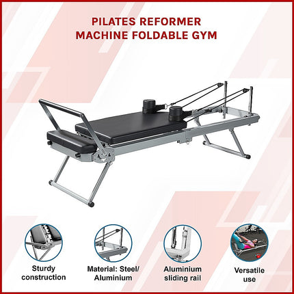 Pilates Reformer Machine Foldable Gym.