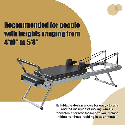 Pilates Reformer Machine Foldable Gym.