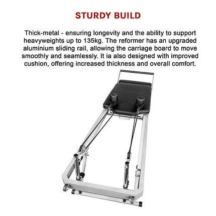 Pilates Reformer Machine Foldable Gym.