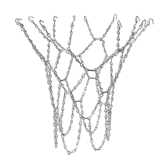 Heavy Duty Metal Pro Basketball Net Highly Durable Chain.