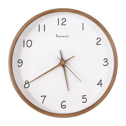 10" Clock Wooden Modern Wall Art.