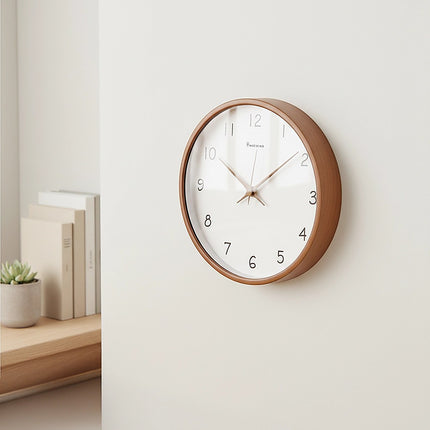 10" Clock Wooden Modern Wall Art.