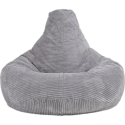 Jumbo Cord Beanbag Chair Cover Unfilled Large Bean Bag - Grey.