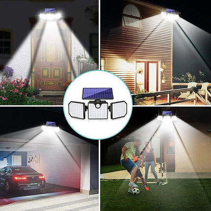 230 LED Solar Lights Outdoor 260LM Waterproof Motion Sensor Security Wall Lamp.