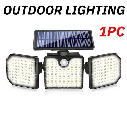 230 LED Solar Lights Outdoor 260LM Waterproof Motion Sensor Security Wall Lamp.