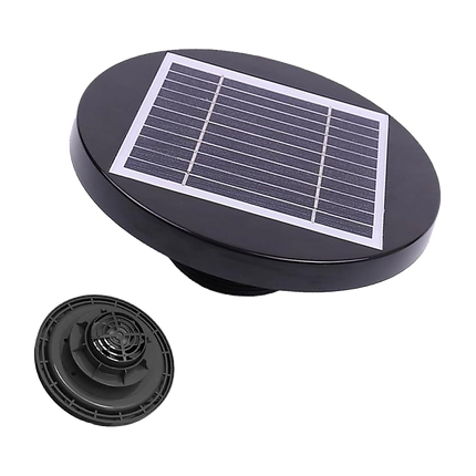Solar Powered Roof Fan Ventilator Loft Vent for Boat RV Greenhouse Shed Caravan.