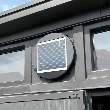 Solar Powered Roof Fan Ventilator Loft Vent for Boat RV Greenhouse Shed Caravan.