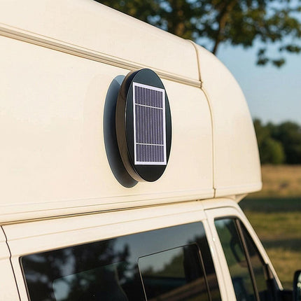 Solar Powered Roof Fan Ventilator Loft Vent for Boat RV Greenhouse Shed Caravan.