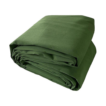 3x4M Army Heavy Duty Waterproof Canvas Tarp Tarpaulin Sun Blocked Dustproof.