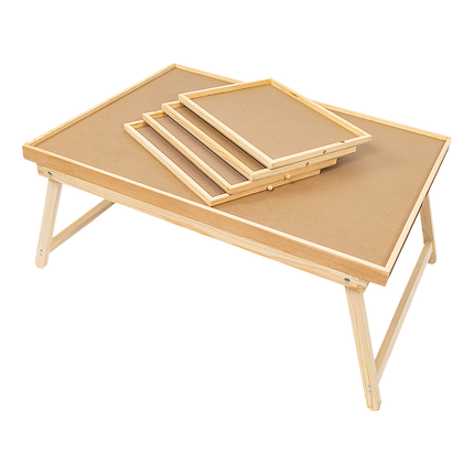 1500 Piece Wooden Jigsaw Puzzle Table – 67x87cm Puzzle Board with Folding Legs.