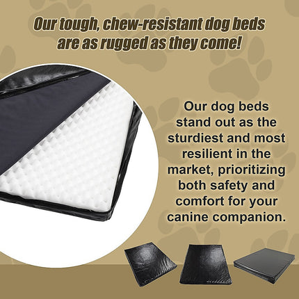 XL Dog Bed Chew Resistant Heavy Duty Kennel Run Tough Robust Durable.