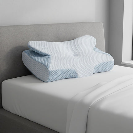 Soft Cervical Pillow for Neck Pain Relief Memory Foam Ergonomic.