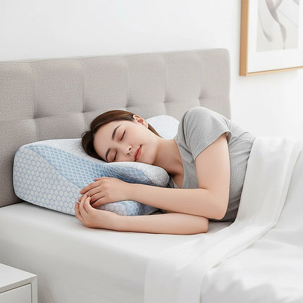 Soft Cervical Pillow for Neck Pain Relief Memory Foam Ergonomic.