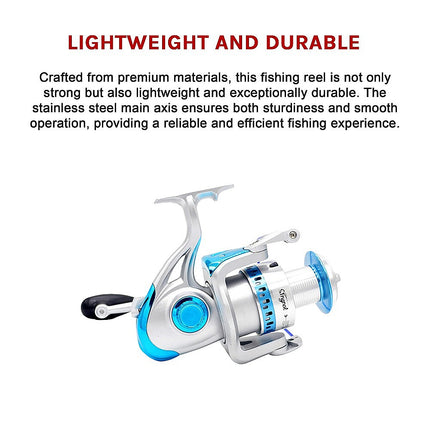 High Speed Saltwater Metal Spinning Fishing Reel Large Sea Fishing Reels.