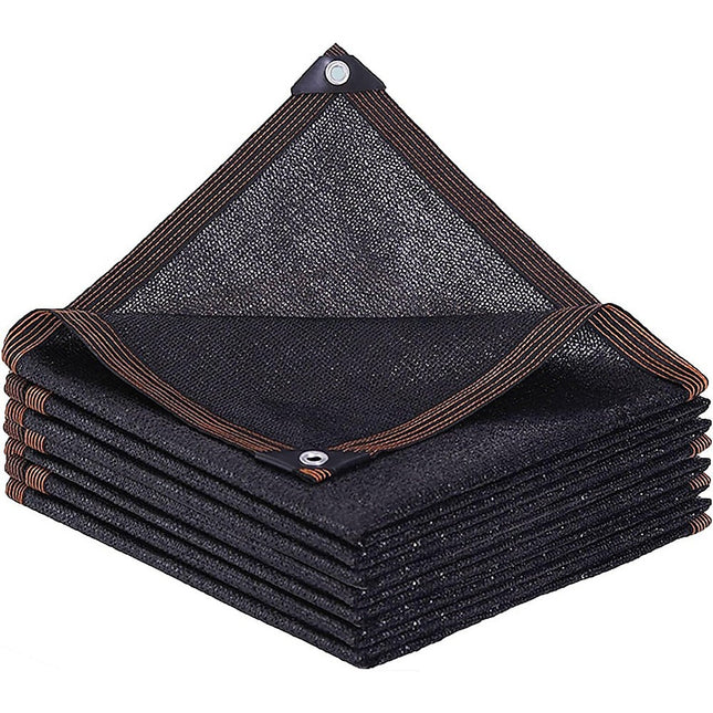 15m x 2m Fence Windscreen Privacy Screen Shade Cover Black Fabric Mesh Garden.