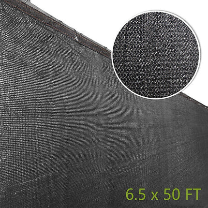 15m x 2m Fence Windscreen Privacy Screen Shade Cover Black Fabric Mesh Garden.