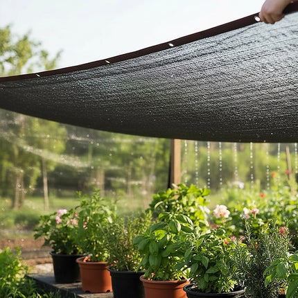 15m x 2m Fence Windscreen Privacy Screen Shade Cover Black Fabric Mesh Garden.