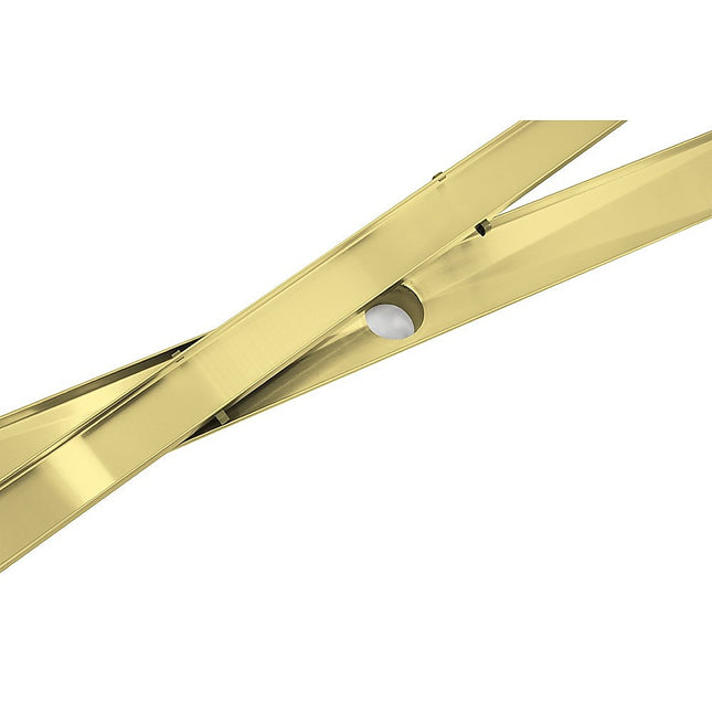 800mm Tile Insert Shower Bathroom Brushed Brass Grate Drain w/ Centre outlet Floor Waste.