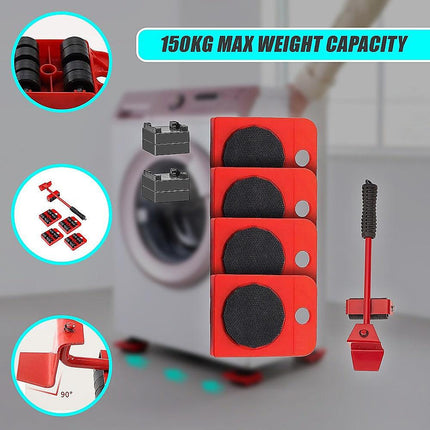4 X All-purpose Dolly Plastic Heavy Duty Furniture Mover Slider Set.
